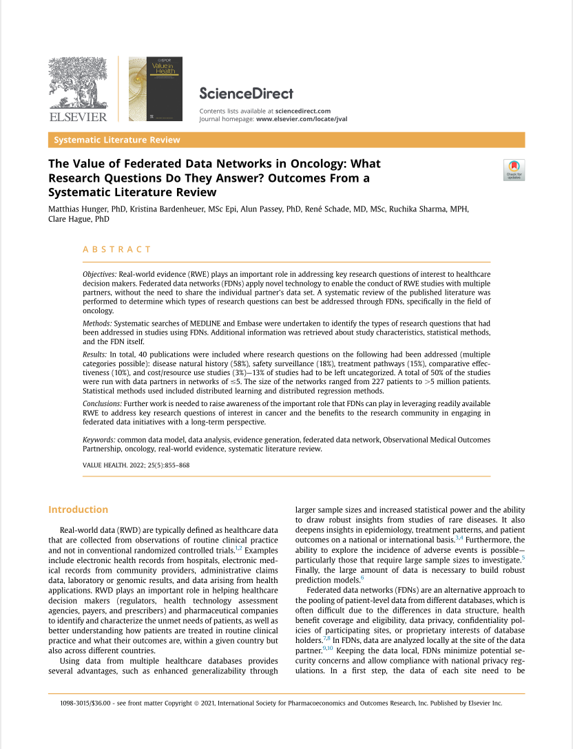 First scientific publication on the value of FDNs! picture